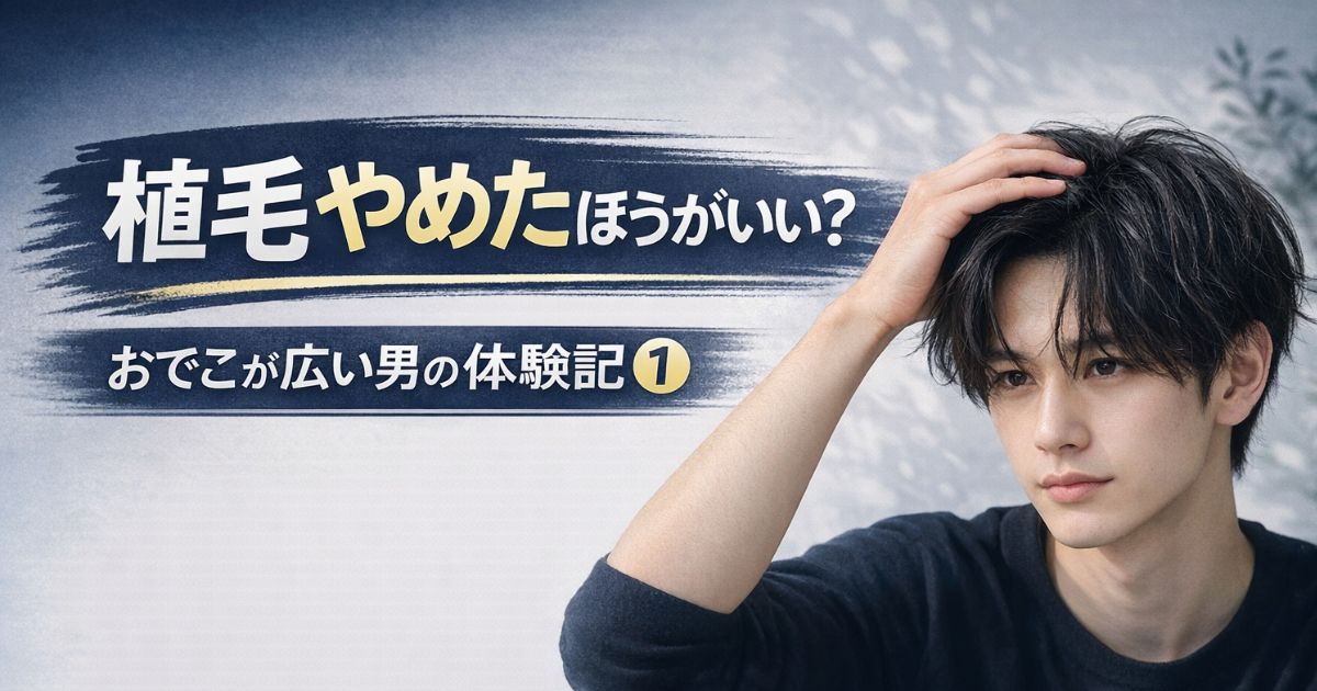 植毛やめたほうがいい アイキャッチ